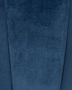 Beliani Nojatuoli Sametti Tummansininen Dala Sale