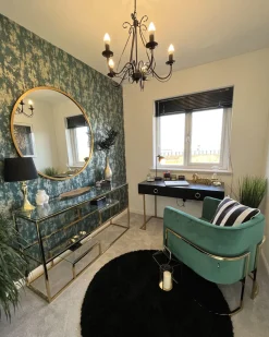 Beliani Nojatuoli Sametti Tummanvihrea Sirkka Cheap