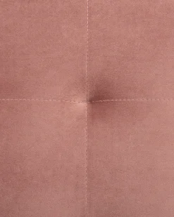 Beliani Nojatuoli Sametti Vaaleanpunainen Aberdeen Hot