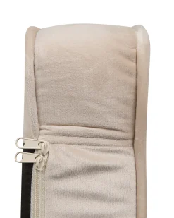 Beliani Nojatuoli Samettinen Beige Svedala Store