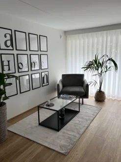 Beliani Nojatuoli Samettinen Harmaa Vinterbro Best