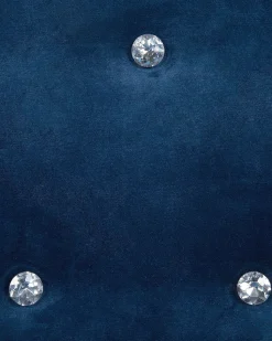 Beliani Nojatuoli Samettinen Sininen Drammen New