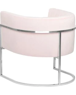 Beliani Nojatuoli Samettinen Vaaleanpunainen Larvik New