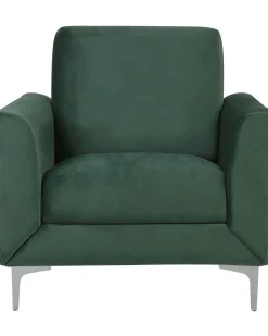 Beliani Nojatuoli Samettinen Vihrea Fenes Online