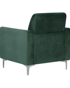 Beliani Nojatuoli Samettinen Vihrea Fenes Online