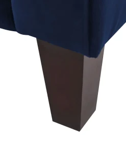 Beliani Nojatuoli Sininen Sametti Egersund Shop