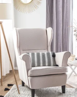 Beliani Nojatuoli Vaalea Beige Abson Store