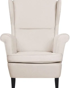 Beliani Nojatuoli Vaalea Beige Abson Store