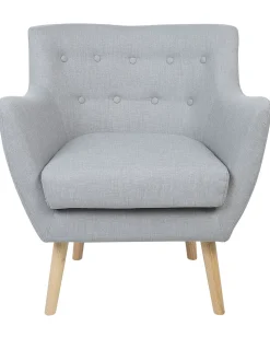 Beliani Nojatuoli Vaaleanharmaa Drammen Fashion