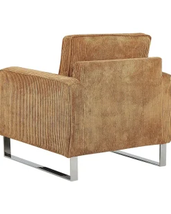 Beliani Nojatuoli Vakosamettinen Ruskea Vind Best Sale