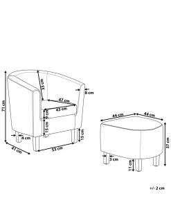 Beliani Nojatuoli Vihrea Holden Outlet