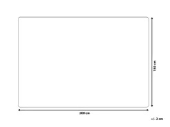 Beliani Paivapeitto Kangas Vaaleanharmaa 180 X 200 Cm Gelik Cheap