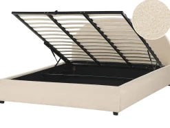 Beliani Parisanky Buklee Säilytystila Beige 180 X 200 Cm Vaucluse Cheap