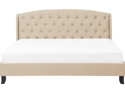 Beliani Parisanky Kangas Beige 180 X 200 Cm Bordeaux Store