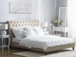 Beliani Parisanky Kangas Beige 180 X 200 Cm Reims Best