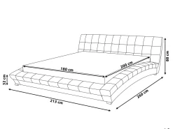 Beliani Parisanky Kangas Harmaa 180 X 200 Cm Lille Cheap