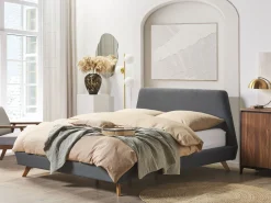 Beliani Parisanky Kangas Harmaa 180 X 200 Cm Vienne Cheap