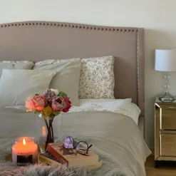 Beliani Parisanky Kangas Hiekanruskea 180 X 200 Cm Colmar New