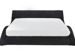 Beliani Parisanky Kangas Musta 180 X 200 Cm Vichy Store