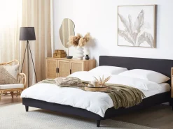 Beliani Parisanky Kangas Musta 180 X 200 Cm Fitou New