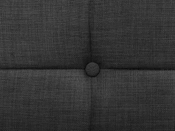 Beliani Parisanky Kangas Sahkosaadettava Tummanharmaa 180 X 200 Cm Duke Cheap