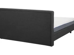 Beliani Parisanky Kangas Sahkosaadettava Tummanharmaa 180 X 200 Cm Duke Cheap