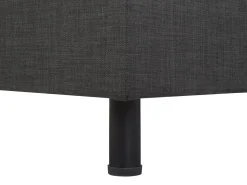 Beliani Parisanky Kangas Sahkosaadettava Tummanharmaa 180 X 200 Cm Duke Cheap