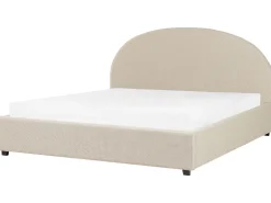 Beliani Parisanky Kangas Säilytystila Beige 180 X 200 Cm Vaucluse Fashion