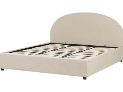 Beliani Parisanky Kangas Säilytystila Beige 180 X 200 Cm Vaucluse Fashion