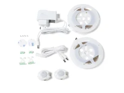 Beliani Parisanky Kangas Säilytystila Vaaleat Led-Valot Tummanharmaa 180 X 200 Cm Montpellier Outlet