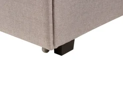 Beliani Parisanky Kangas Säilytystila Vaaleanharmaa 180 X 200 Cm La Rochelle Best