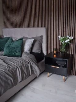 Beliani Parisanky Kangas Säilytystila Vaaleanharmaa 180 X 200 Cm La Rochelle Best