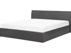 Beliani Parisanky Kangas Säilytystila Harmaa 180 X 200 Cm Orbey Hot