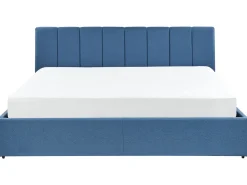 Beliani Parisanky Kangas Säilytystila Sininen 180 X 200 Cm Dreux Fashion