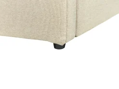 Beliani Parisanky Kangas Säilytystila Beige 180 X 200 Cm Dreux Clearance