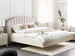 Beliani Parisanky Kangas Vaalea Beige 180 X 200 Cm Ambillou Discount