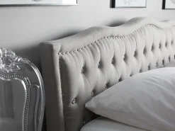 Beliani Parisanky Kangas Vaaleanharmaa 180 X 200 Cm Metz Best