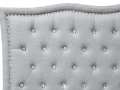 Beliani Parisanky Kangas Vaaleanharmaa 180 X 200 Cm Metz Best