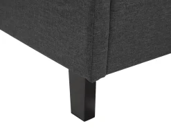 Beliani Parisanky Kangas Vaaleat Led-Valot Tummanharmaa 180 X 200 Cm Montpellier Sale