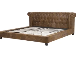 Beliani Parisanky Keinomokkanahka Ruskea 180 X 200 Cm Cavaillon Shop