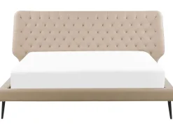 Beliani Parisanky Keinonahka Beige 180 X 200 Cm Essonne Flash Sale