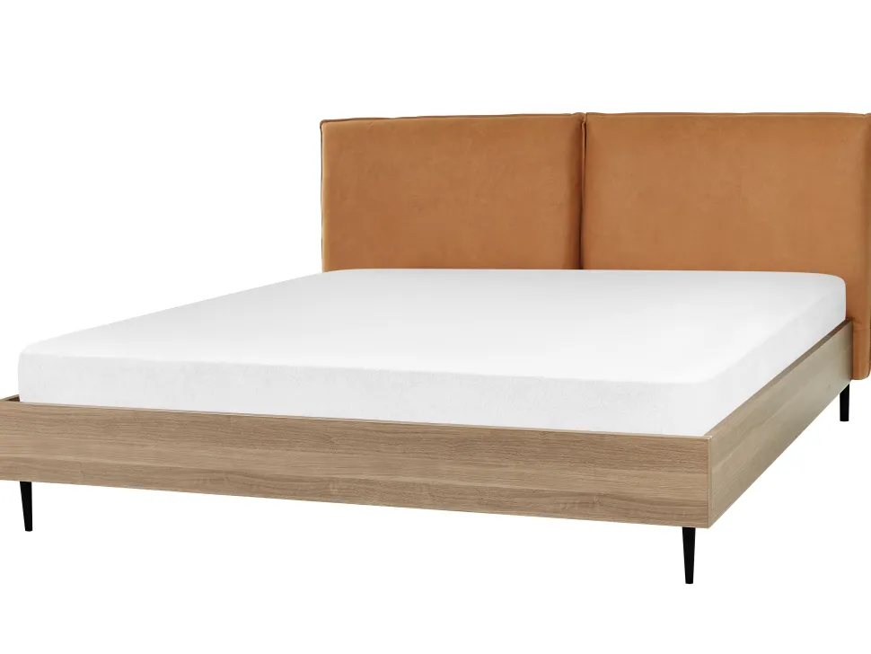 Beliani Parisanky Keinonahka Kullanruskea 180 X 200 Cm Limanton Shop