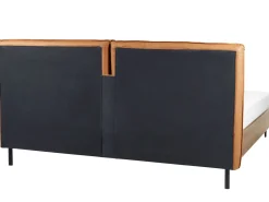 Beliani Parisanky Keinonahka Kullanruskea 180 X 200 Cm Limanton Shop