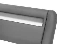 Beliani Parisanky Keinonahka Led-Valo Harmaa 180 X 200 Cm Avignon Hot