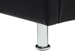 Beliani Parisanky Keinonahka Musta 180 X 200 Cm Metz Outlet