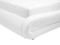 Beliani Parisanky Keinonahka Säilytystila Valkoinen 180 X 200 Cm Avignon Cheap