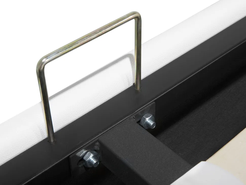 Beliani Parisanky Keinonahka Säilytystila Valkoinen 180 X 200 Cm Avignon Cheap