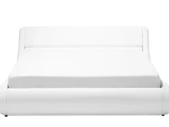 Beliani Parisanky Keinonahka Säilytystila Valkoinen 180 X 200 Cm Avignon Cheap