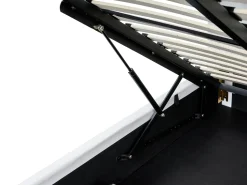 Beliani Parisanky Keinonahka Säilytystila Valkoinen 180 X 200 Cm Metz Best