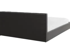 Beliani Parisanky Keinonahka Säilytystila Tummanharmaa 180 X 200 Cm Dreux Discount